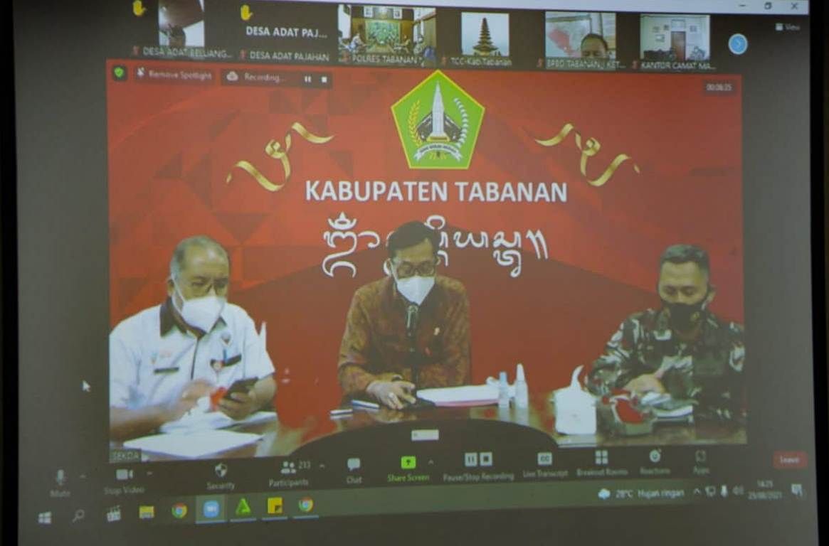 podiumnews.com-Tingkat Kesembuhan Kasus Covid-19 Tabanan Capai 85 Persen